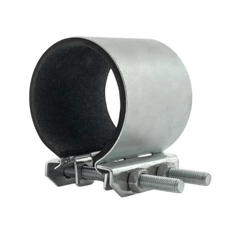 Хомут ремонтный односторонний трубный стальной оцинкованный Сансфера 42х32х70 мм