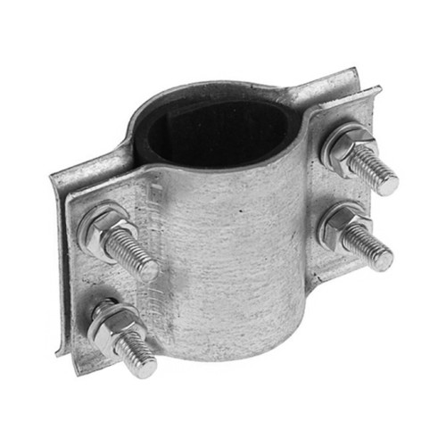 Хомут двухсторонний трубный стальной оцинкованный ККАЗ 43х32 мм