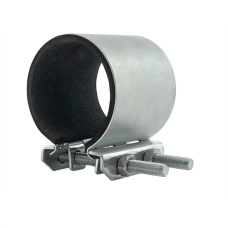 Хомут ремонтный односторонний трубный стальной оцинкованный Сансфера 49х40х70 мм