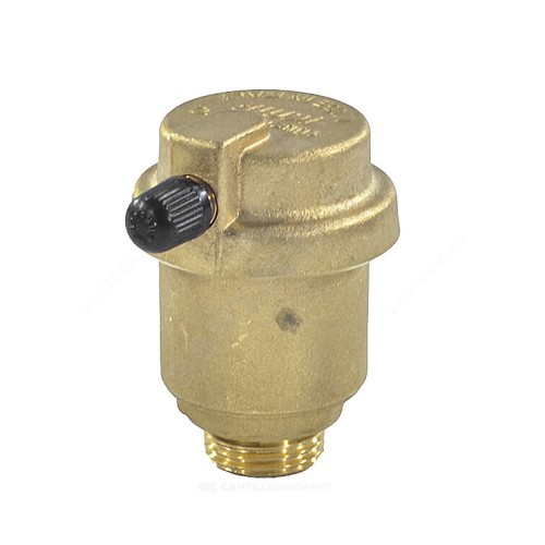 Воздухоотводчик автоматический латунный Ду-10 (3/8") Ру-10 НР (НАР) прямой О-кольцо OR 499 в Казани