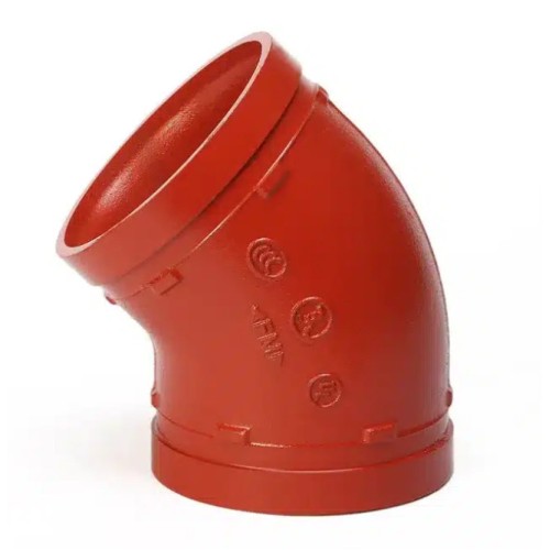 Отвод (колено) 45 градусов под муфту грувлок Ду-65 (Дн 76) Ру-25 XGQT04 в Казани