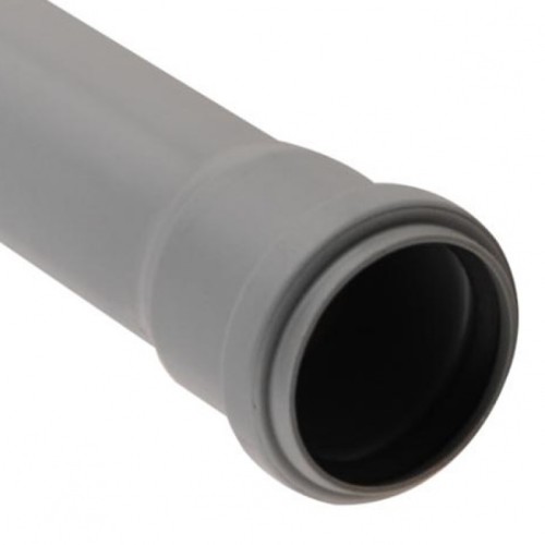 Патрубок канализационный PP-H компенсационный серый Дн 40 б/нап в/к HT HTL Ostendorf в Казани