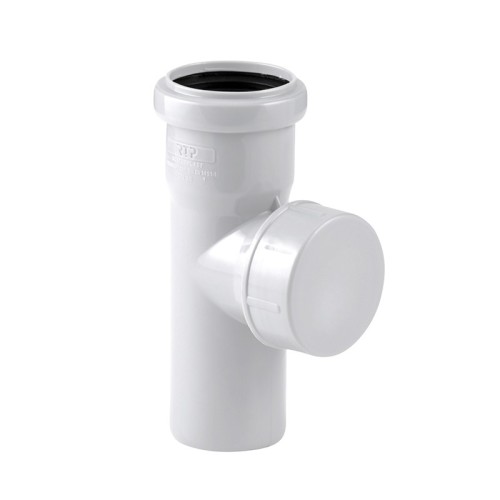 Ревизия канализационная PP-M с крышкой белая Дн 160 бесшумный б/нап в/к RTP (РосТурПласт) в Казани