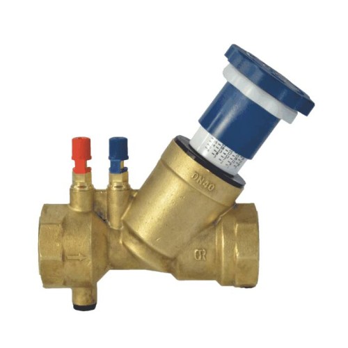 Клапан балансировочный латунный ручной с внутренней резьбой 2,5 МПа OR 20 мм в Казани