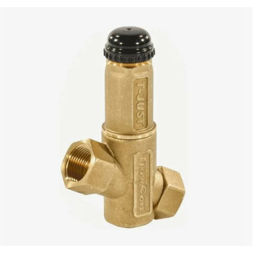 Клапан балансировочный латунный термостатический с внутренней резьбой 1,0 МПа R158A Giacomini 20 мм в Казани