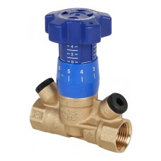 Клапан балансировочный латунный ручной с внутренней резьбой 2,5 МПа BL.210 MVI 25 мм