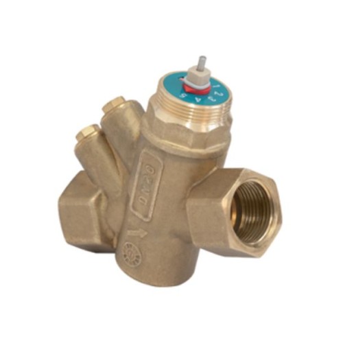 Клапан балансировочный латунный комбинированный с внутренней резьбой 2,5 МПа R206AM Giacomini 15 мм в Казани