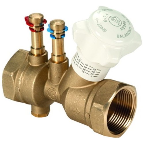 Клапан балансировочный латунный ручной с внутренней резьбой 2,5 МПа R206B Giacomini 25 мм в Казани