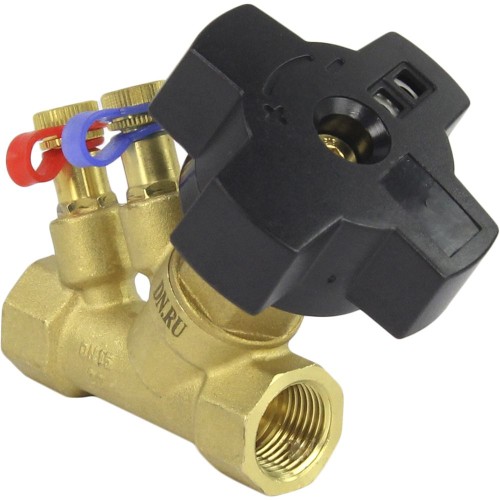 Клапан балансировочный латунный ручной с внутренней резьбой 1,6 МПа MVT-R LF Ридан 20 мм в Казани