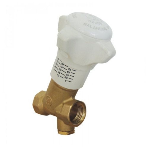 Клапан балансировочный латунный ручной с внутренней резьбой 2,5 МПа R206B-1 Giacomini 25 мм в Казани