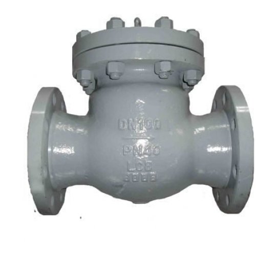 Клапан обратный стальной поворотный фланцевый 4,0 МПа 19с53нж 80 мм в Казани