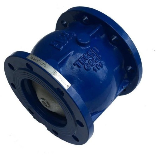 Клапан обратный чугунный осевой пружинный фланцевый 1,6 МПа CA3241 Tecofi 100 мм в Казани