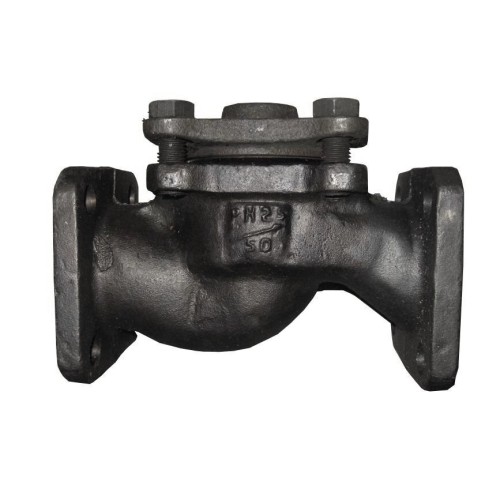 Клапан обратный чугунный Y-тип фланцевый 1,6 МПа 16ч6п 80х310 мм в Казани