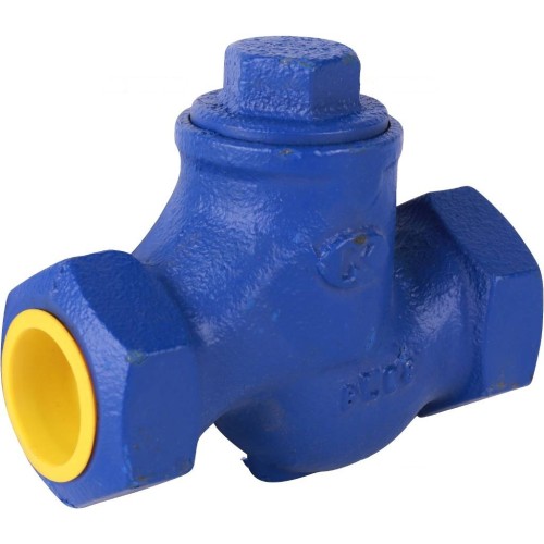 Клапан обратный чугунный Y-тип с внутренней резьбой 1,6 МПа V277 Zetkama 25х120 мм в Казани