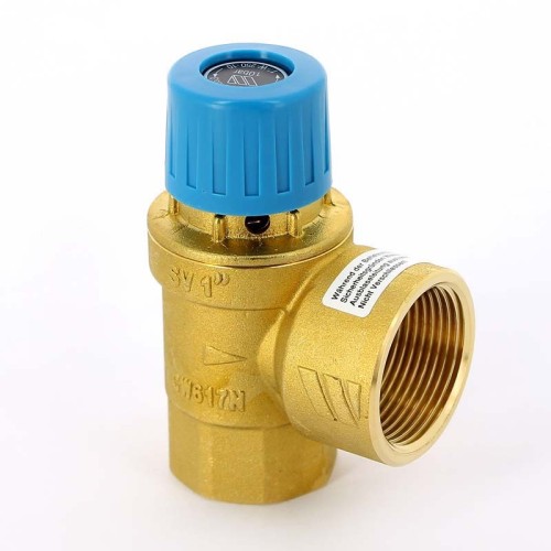 Клапан предохранительный латунный пружинный с внутренней резьбой Prescor B Flamco 20 мм 3/4" в Казани