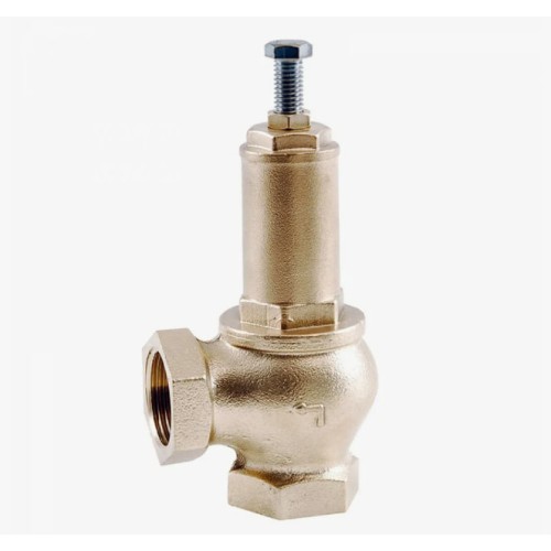 Клапан предохранительный латунный угловой с внутренней-наружной пайкой 1,6 МПа Benarmo 20х30,5 мм 3/4" в Казани