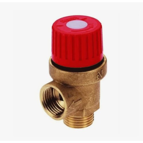 Клапан предохранительный латунный пружинный с внутренней резьбой Prescor Flamco 32 мм 1 1/4" в Казани