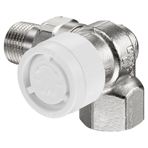 Клапан термостатический трехосевой правый Ду-15 (1/2") Ру-10 ВР-НР (ВН-НАР) серия AV9 Oventrop в Казани