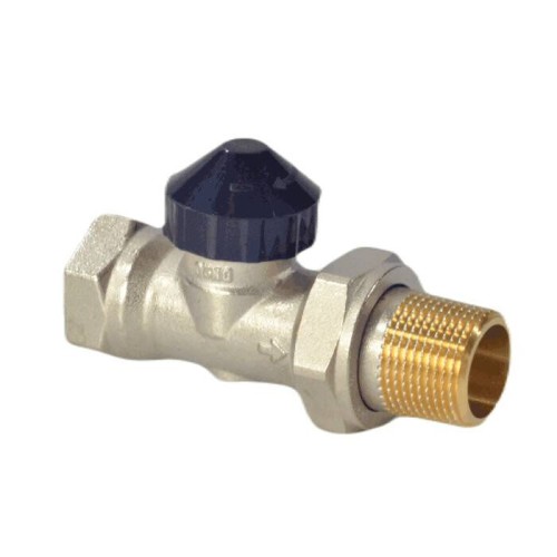 Клапан термостатический угловой Ду-20 Ру-10 ВР (ВН) гайка М30х1,5 с преднастройкой TR-N Ридан в Казани