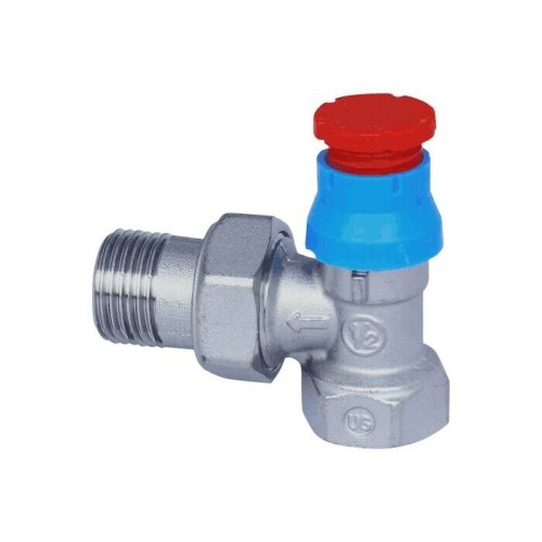 Клапан термостатический угловой Ду-15 (1/2"-18) Ру-10 НР (НАР) R411TG Giacomini в Казани