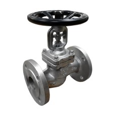 Клапан запорный сильфонный нержавеющий фланцевый 4,0 МПа KV35 Гранвент 125 мм