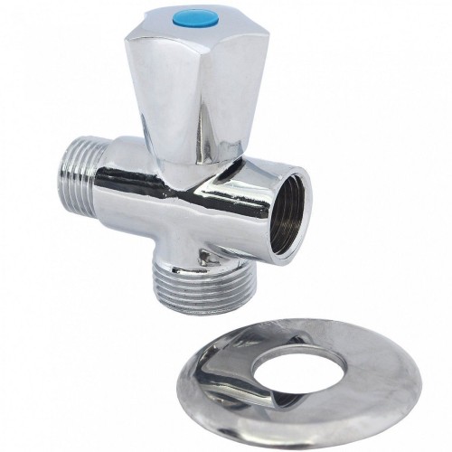 Клапан седловой бытовой трехходовой латунный с внутренней-наружной резьбой 1,0 МПа Aquasfera 1047 Aquasfera 87 мм в Казани