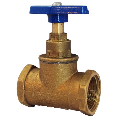 Клапан запорный латунный с внутренней резьбой 1,6 МПа 15б3р Цветлит 25х70,5 мм ТУ 206-3973235-01-93 в Казани