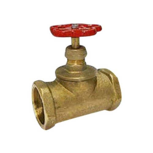 Клапан запорный латунный с внутренней резьбой 1,6 МПа 15б1п Китай 50х86 мм в Казани