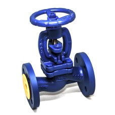 Клапан запорный сальниковый чугунный фланцевый 1,6 МПа 215A Zetkama 40х200 мм