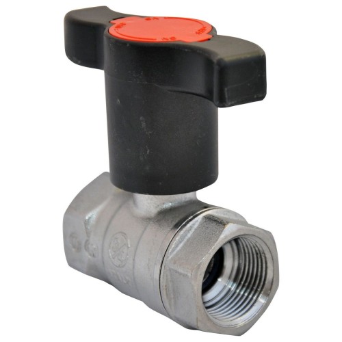 Кран запорный латунный с Т-рукояткой стандартнопроходной с ручкой-рычагом ВР-НР Ру 16 Optibal Oventrop 15 мм 1/2" в Казани