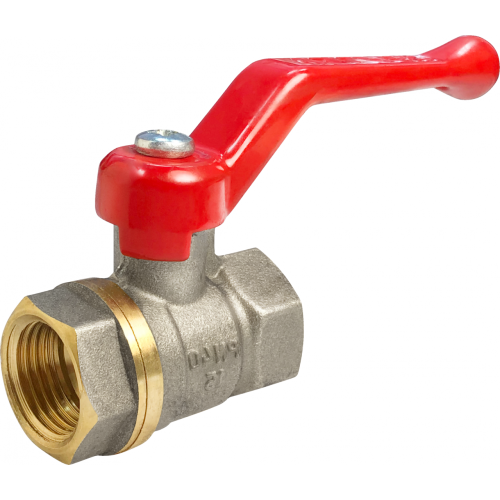 Кран запорный латунный стандартнопроходной с ручкой-рычагом ВР (ВН) Ру 16 ПРАКТИК 120 ГАЛЛОП 15 мм 1/2" в Казани