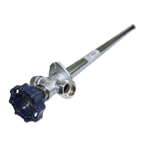 Кран запорный латунный незамерзающий стандартнопроходной без штуцера маховик НР Ру 10 15х250 мм 1/2" в Казани