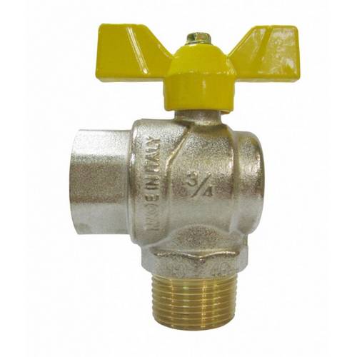 Кран запорный латунный полнопроходной с ручкой-бабочкой ВР-НР Ру 5 R780 Giacomini 15х50 мм 1/2" в Казани