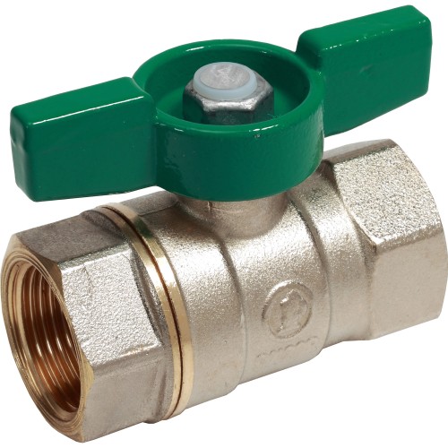 Кран запорный латунный стандартнопроходной с ручкой-бабочкой ВР (ВН) Ру 42 R251W Giacomini 15х56 мм 1/2" в Казани