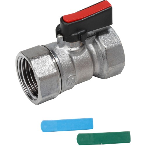 Кран запорный латунный стандартнопроходной с ручкой-флажком ВР (ВН) Ру 16 R690 Giacomini 15х46 мм 1/2" в Казани