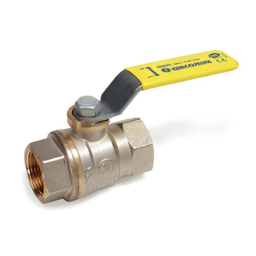 Кран запорный латунный полнопроходной с ручкой-рычагом ВР (ВН) Ру 5 R950 Giacomini 15 мм 1/2" в Казани