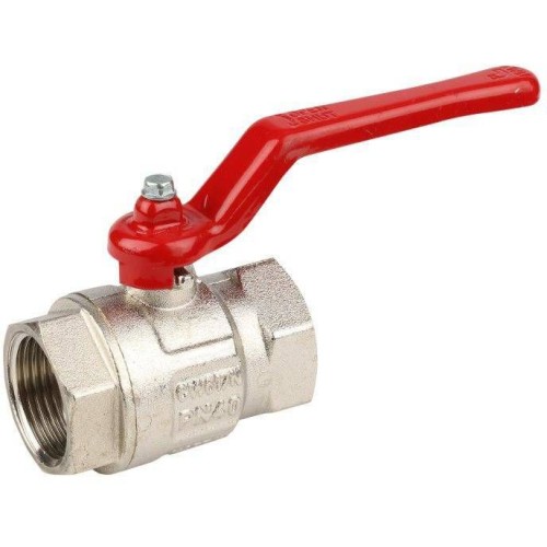 Кран запорный латунный полнопроходной с ручкой-рычагом ВР (ВН) Ру 25 BV.311 MVI 20 мм 3/4" в Казани