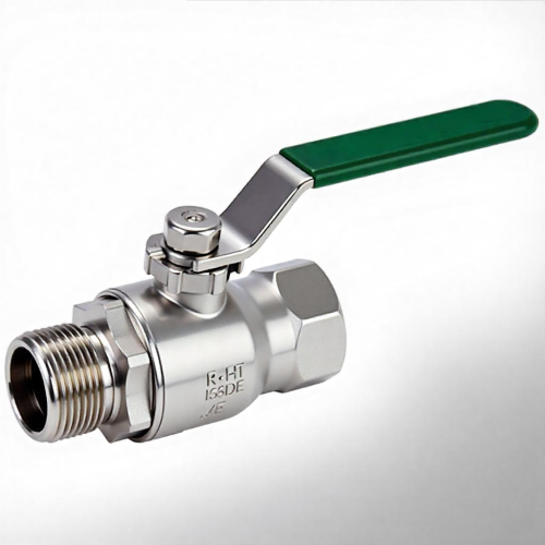 Кран запорный латунный стандартнопроходной с ручкой-рычагом ВР-НР Ру 42 R254WL Giacomini 15 мм 1/2" в Казани