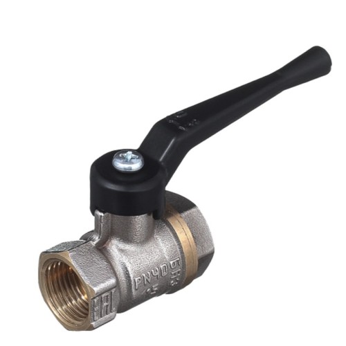 Кран запорный латунный угловой стандартнопроходной с ручкой-рычагом ВР (ВН) Ру 40 Pride LD 15 мм 1/2" в Казани