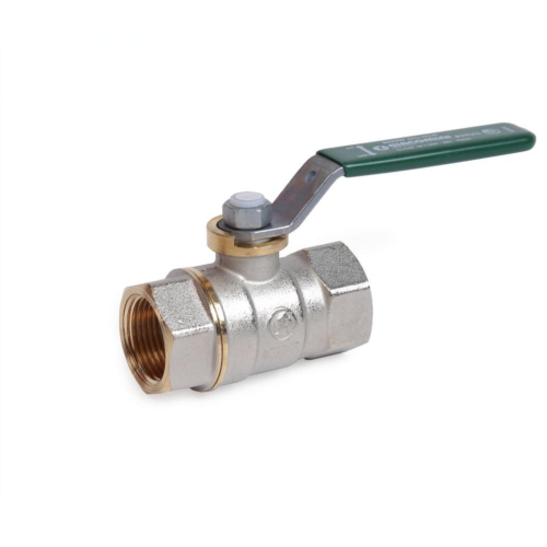 Кран запорный латунный полнопроходной с ручкой-рычагом ВР (ВН) Ру 42 R950W Giacomini 10 мм 3/8" в Казани