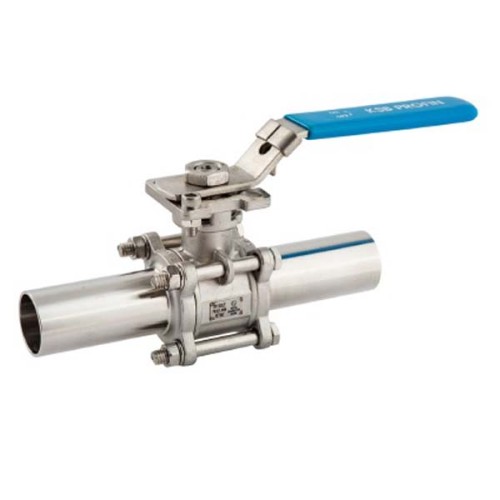 Кран шаровый нержавеющий под приварку стандартнопроходной Ру 40 AISI 316 BV61L ABRA 15х150 мм 1/2" в Казани