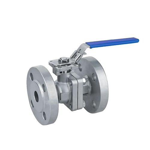 Кран запорный нержавеющий фланцевый полнопроходной ручка-рычаг Ру 16 Benarmo 100х190 мм в Казани