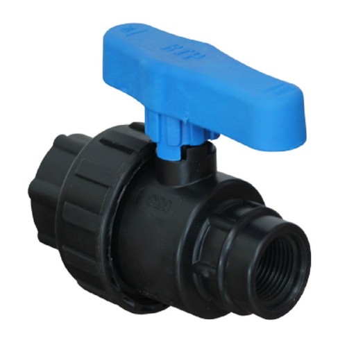 Компрессионный кран ПНД Ду-46 (2"-1 1/2") ВР (ВН) Ру-16 VALFEX в Казани