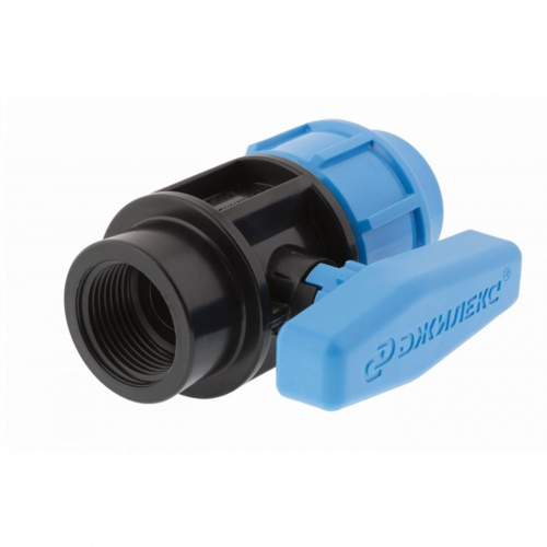 Компрессионный кран ПНД Дн 32-1" Ру-12,5 ВР (ВН) Джилекс в Казани