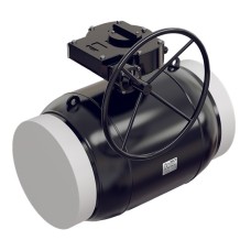 Кран запорный стальной под приварку с редуктором полнопроходной Ст20 КШ.П.П. ALSO 250х730 мм