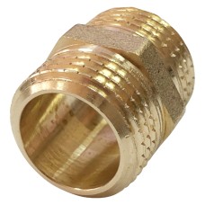 Ниппель латунный НР R189 Giacomini 15 мм 1/2"