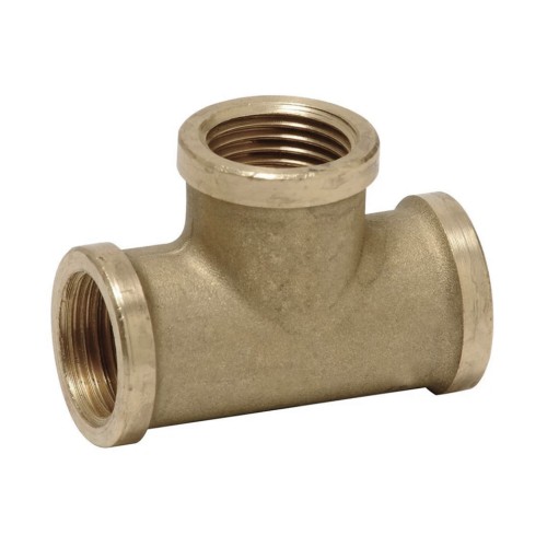 Тройник латунный ВР (ВН) STOUT 15 мм 1/2"