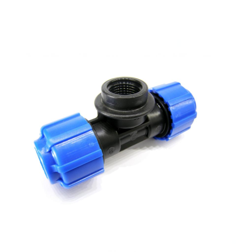 Тройник ПЭ компрессионный Дн 63-1 1/4"-63 Ру-16 НР (НАР) VALFEX в Казани