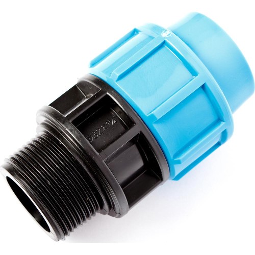 Муфта ПЭ компрессионная Дн 40-1 1/4" Ру-12,5 НР (НАР) Джилекс в Казани