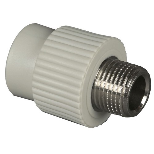 Муфта PP-R комбинированная серая НР (НАР) Дн 25-3/4" Wavin Ekoplastik в Казани